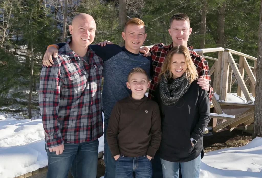 Franc family at Wintertime